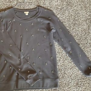 J. Crew jeweled sweater XS